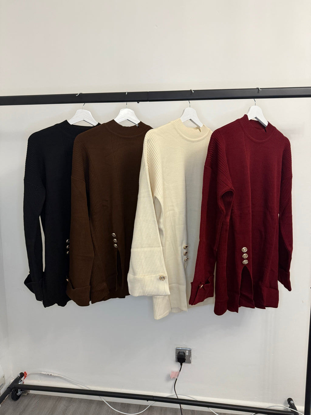 Ribbed Knit Oversized Sweater Set – Cozy Two-Piece Set (Multiple Colors)