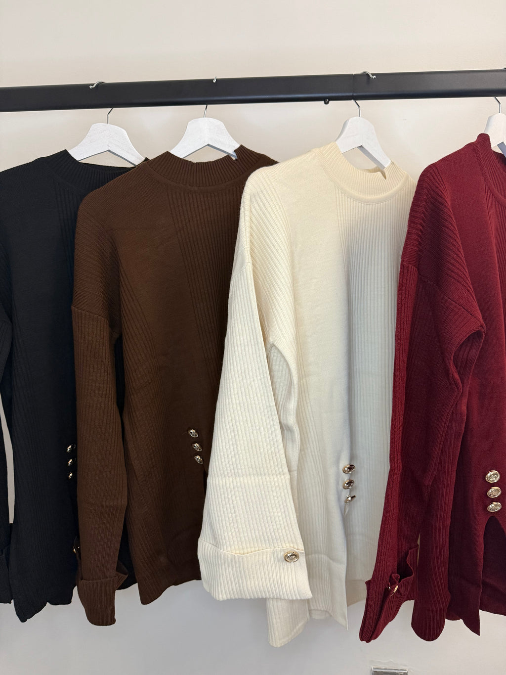 Ribbed Knit Oversized Sweater Set – Cozy Two-Piece Set (Multiple Colors)